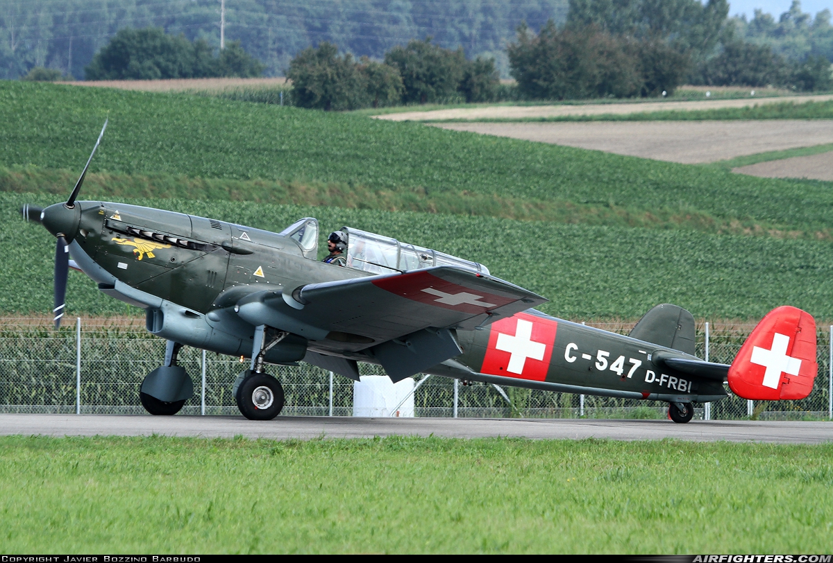 Private Eidgenossische Flugzeugwerke C-3603 D-FRBI at Payerne (LSMP), Switzerland