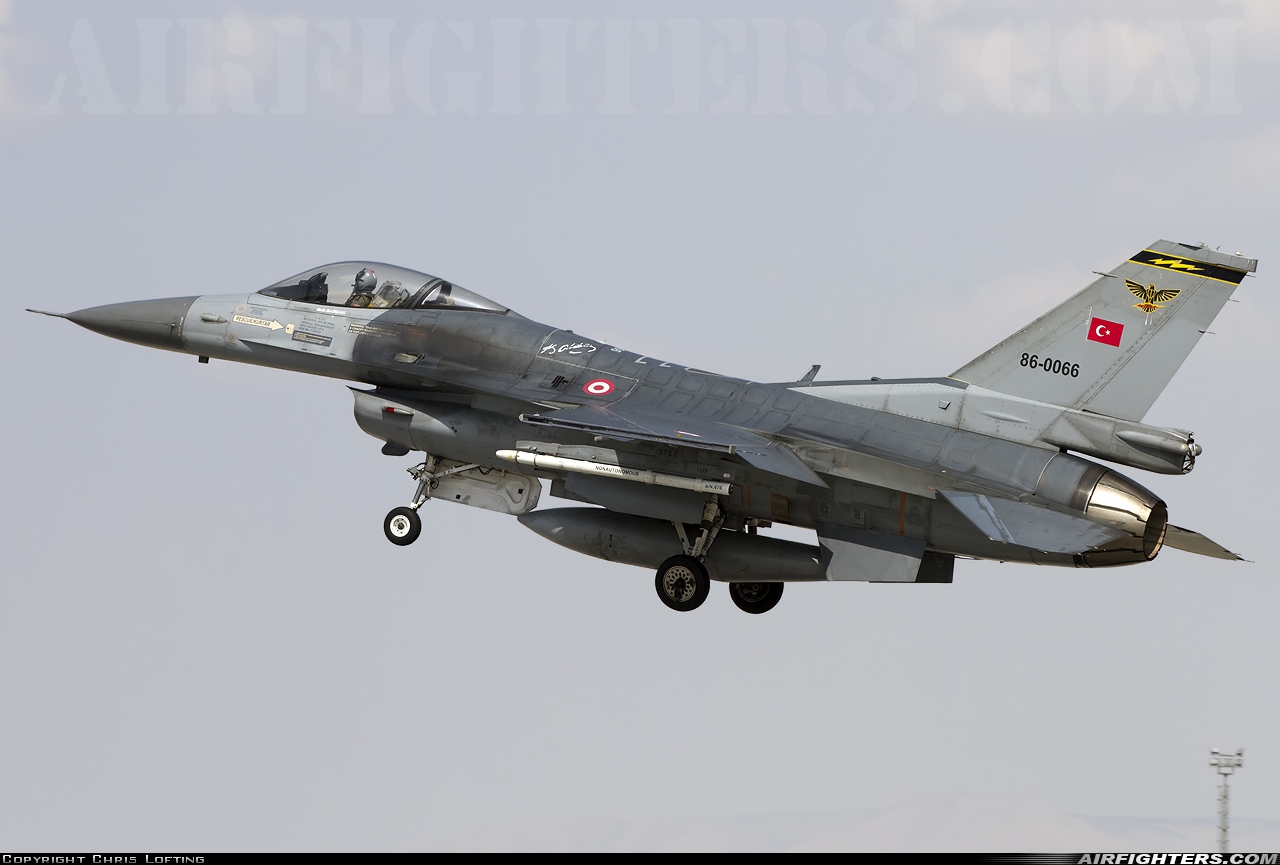 Türkiye - Air Force General Dynamics F-16C Fighting Falcon 86-0066 at Konya (KYA / LTAN), Türkiye