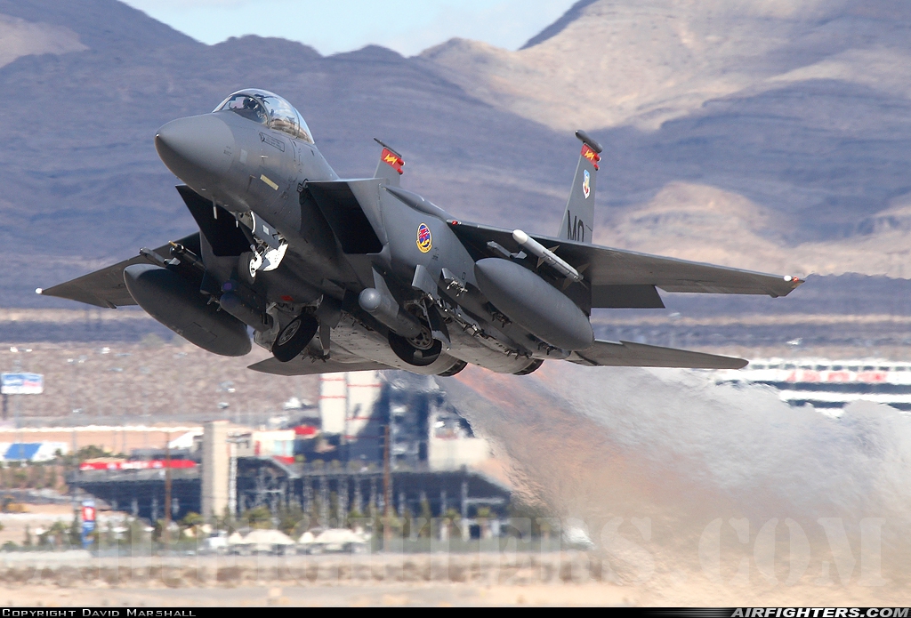USA - Air Force McDonnell Douglas F-15E Strike Eagle 87-0204 at Las Vegas - Nellis AFB (LSV / KLSV), USA