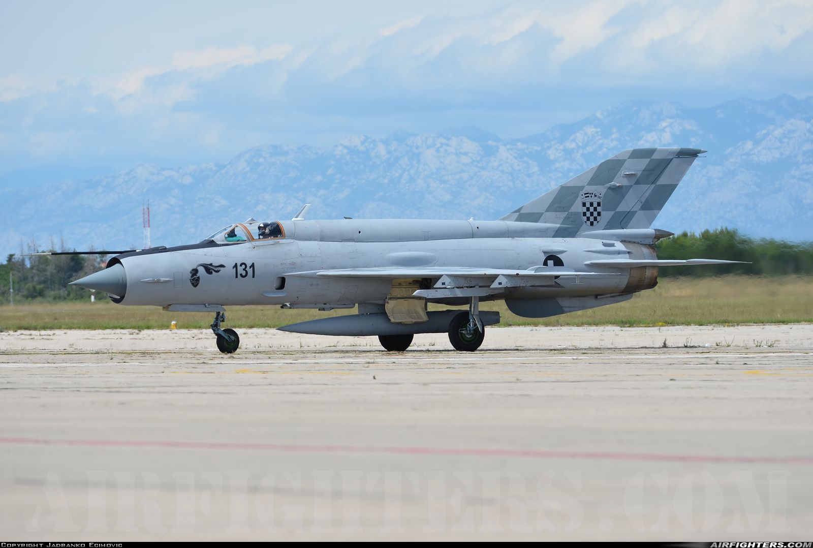 Croatia - Air Force Mikoyan-Gurevich MiG-21bis 131 at Zadar (- Zemunik) (ZAD / LDZD), Croatia