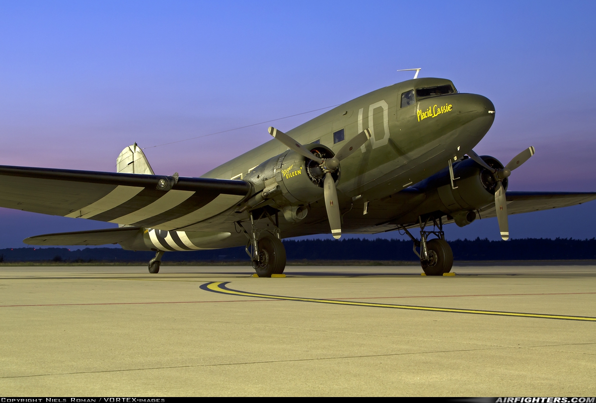 Private Douglas C-47 Skytrain N74589 at Weeze (NRN / EDLV), Germany