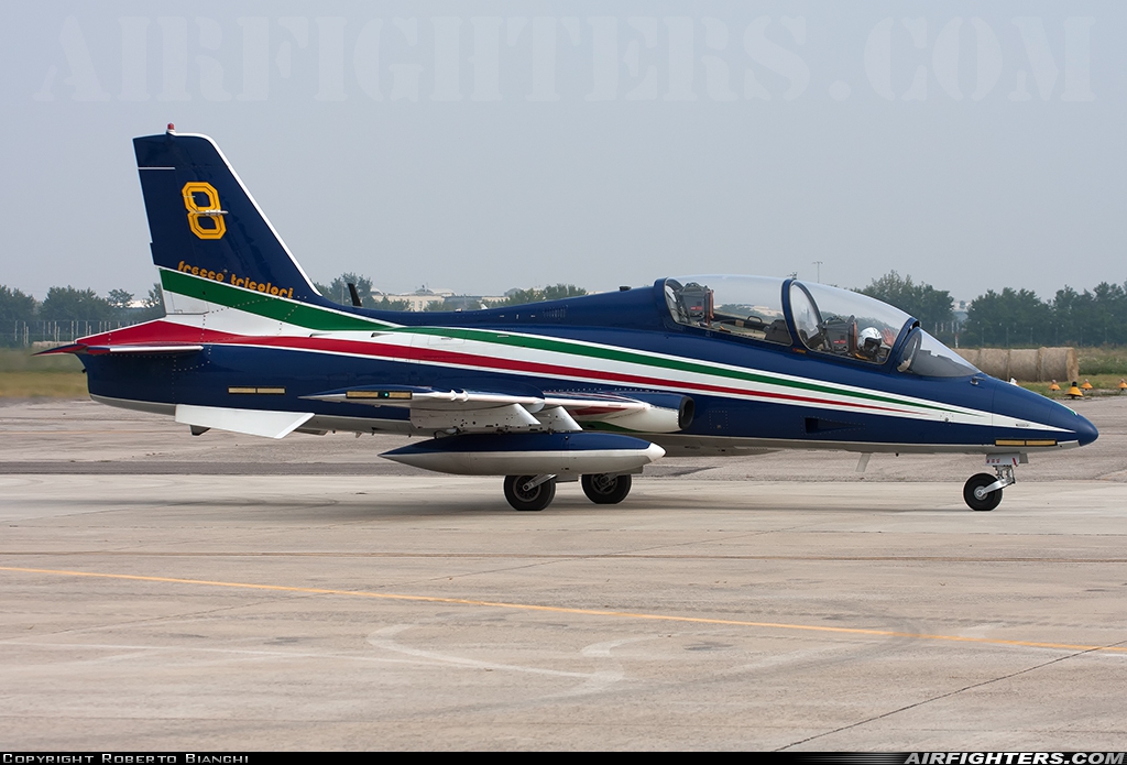 Italy - Air Force Aermacchi MB-339PAN MM54482 at Verona - Villafranca (Valerio Catullo) (VRN / LIPX), Italy