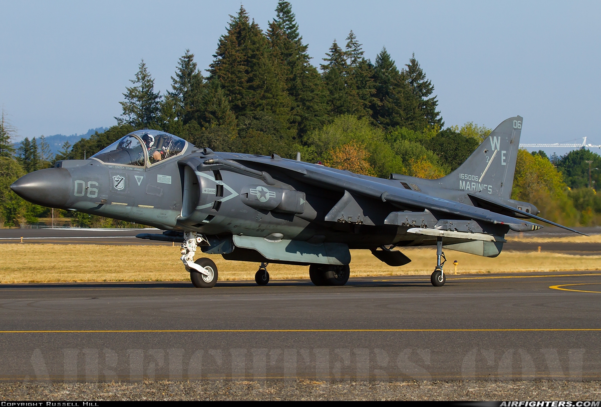 USA - Marines McDonnell Douglas AV-8B+ Harrier ll 165006 at Portland - Portland-Hillsboro (HIO), USA