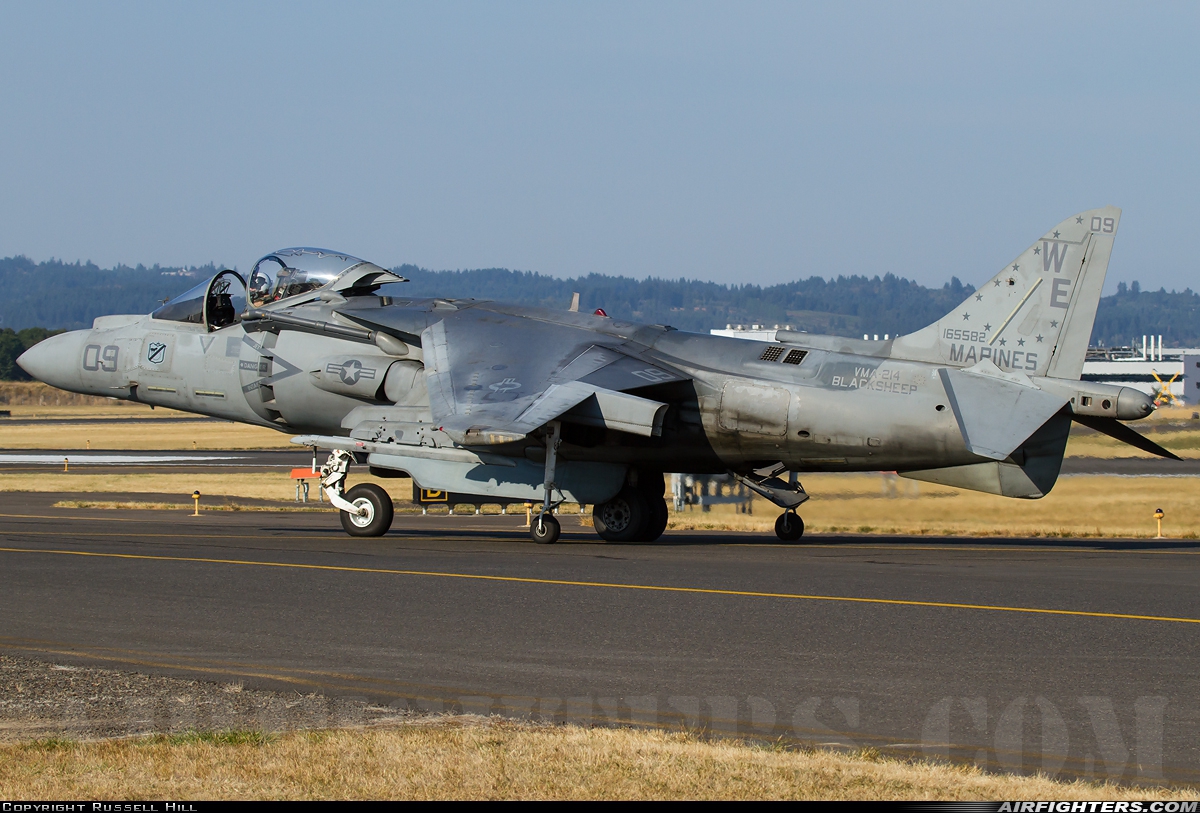 USA - Marines McDonnell Douglas AV-8B+ Harrier ll 165582 at Portland - Portland-Hillsboro (HIO), USA