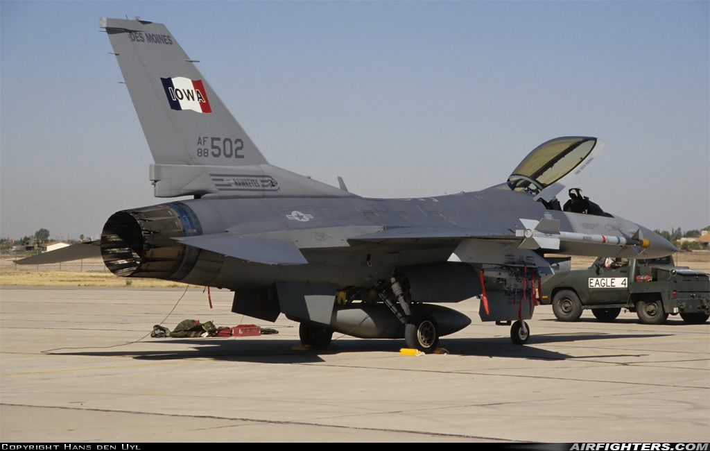USA - Air Force General Dynamics F-16C Fighting Falcon 88-0502 at Tucson - Davis-Monthan AFB (DMA / KDMA), USA