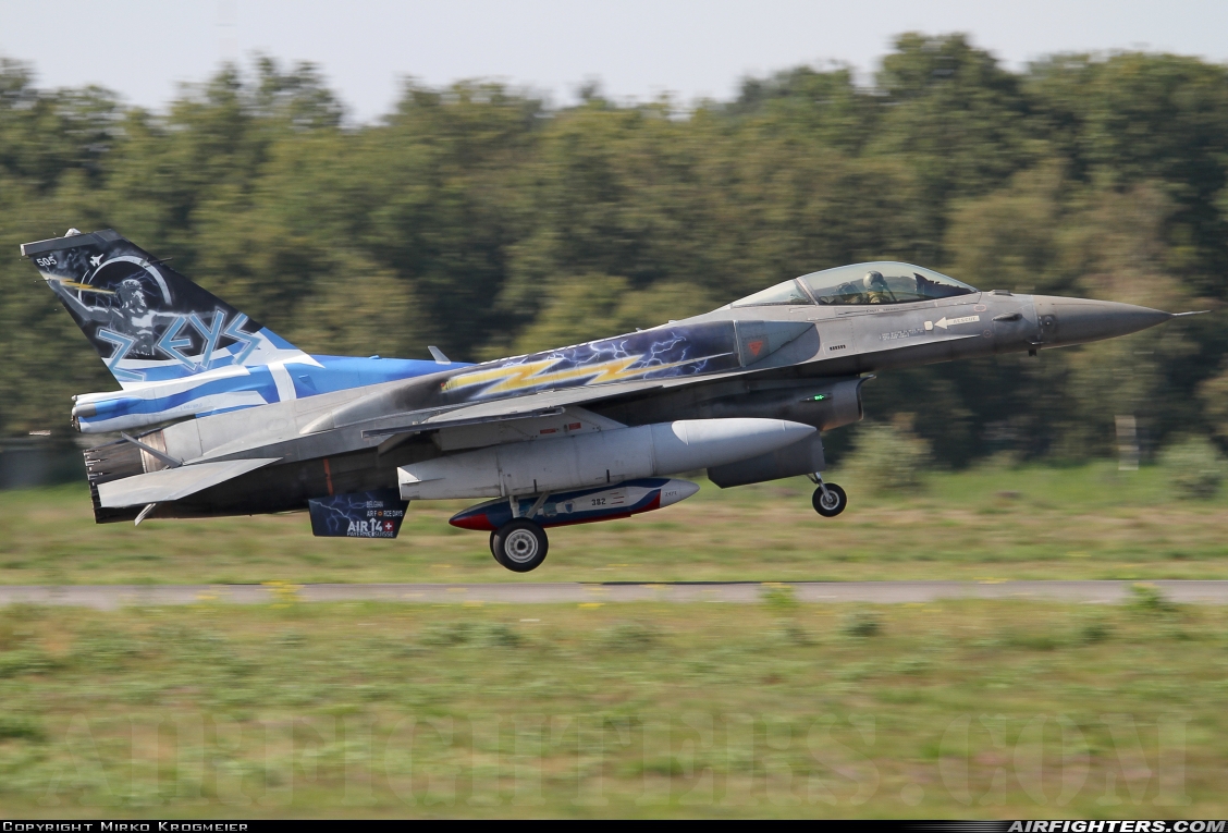Greece - Air Force General Dynamics F-16C Fighting Falcon 505 at Kleine Brogel (EBBL), Belgium