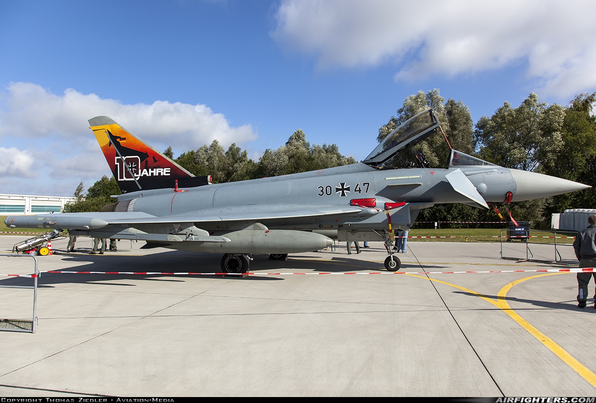 Germany - Air Force Eurofighter EF-2000 Typhoon S 30+47 at Rostock - Laage (RLG / ETNL), Germany