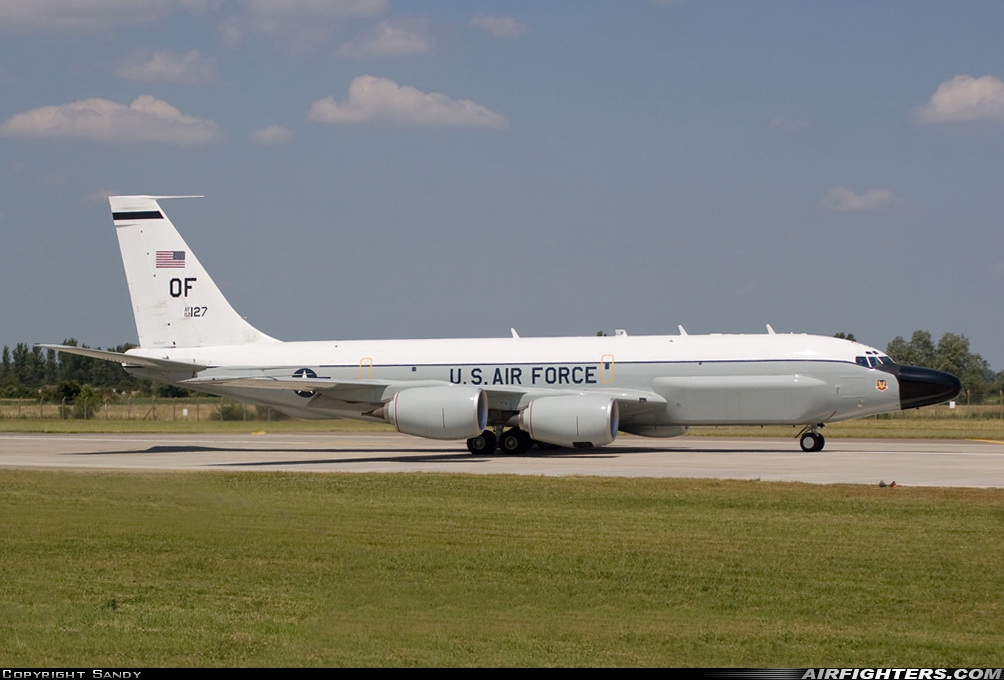 USA - Air Force Boeing TC-135W (717-158) 62-4127 at Mildenhall (MHZ / GXH / EGUN), UK