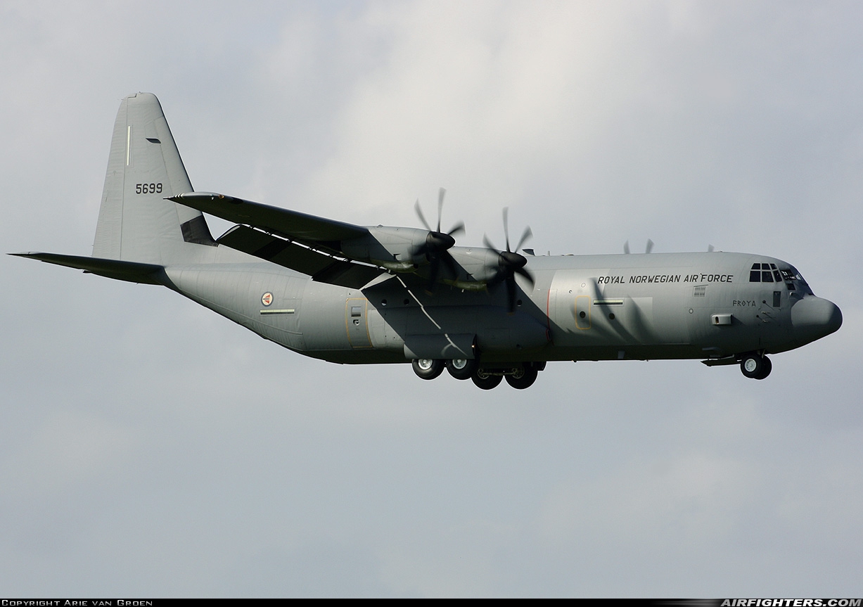 Norway - Air Force Lockheed Martin C-130J-30 Hercules (L-382) 5699 at Leeuwarden (LWR / EHLW), Netherlands