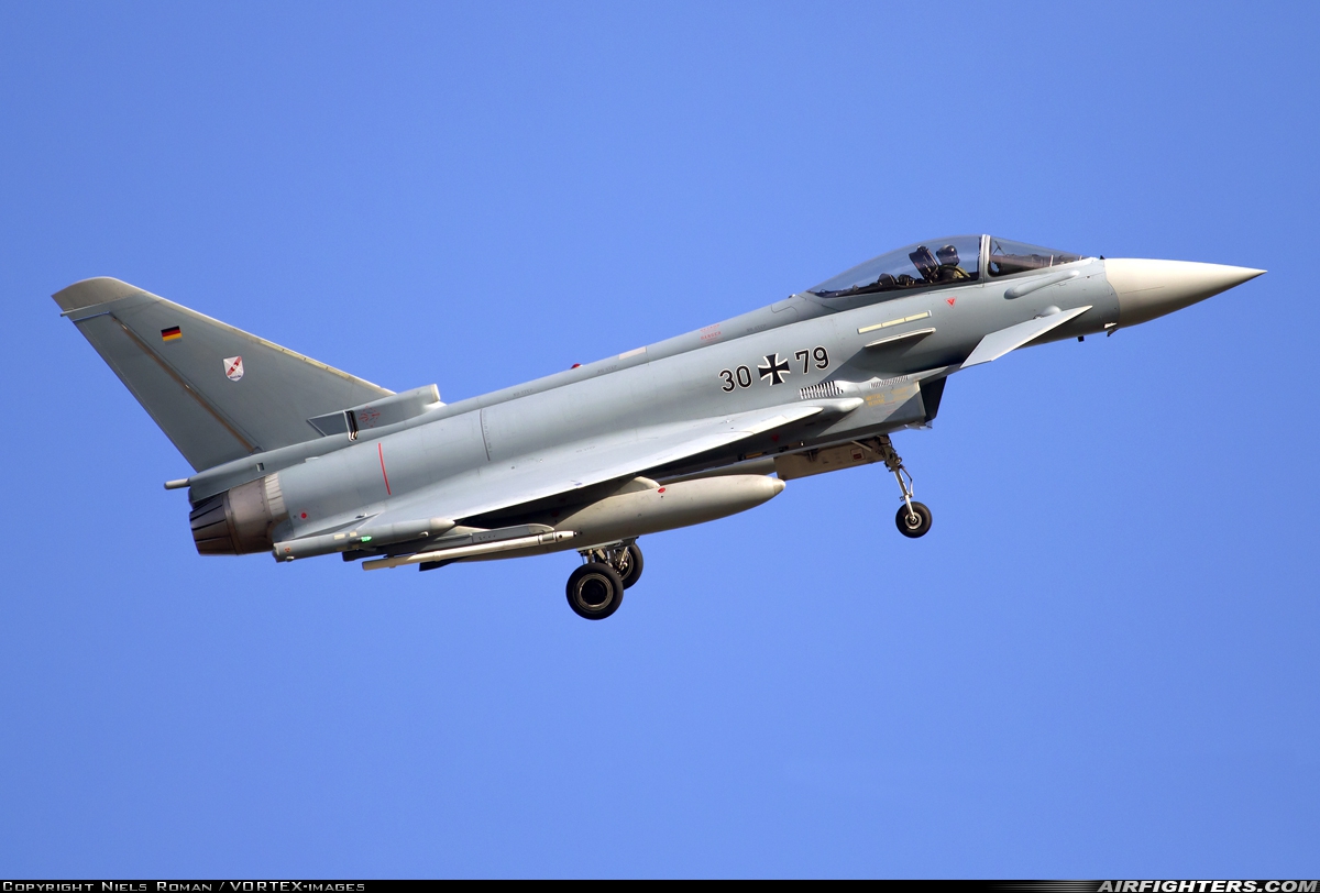 Germany - Air Force Eurofighter EF-2000 Typhoon S 30+79 at Norvenich (ETNN), Germany