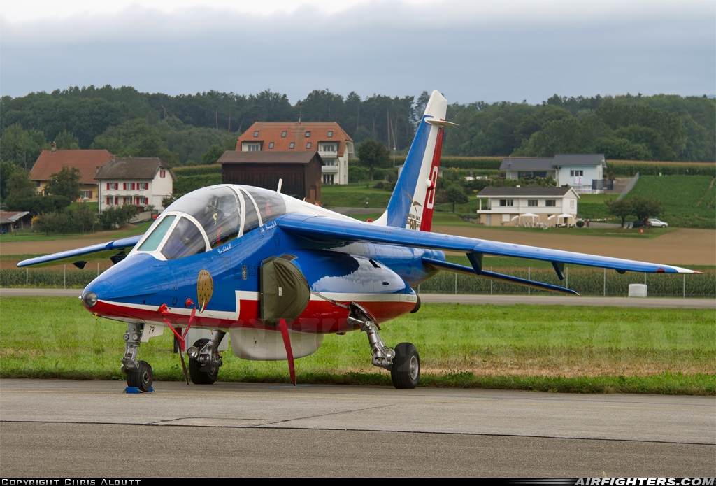 France - Air Force Dassault/Dornier Alpha Jet E E79 at Payerne (LSMP), Switzerland