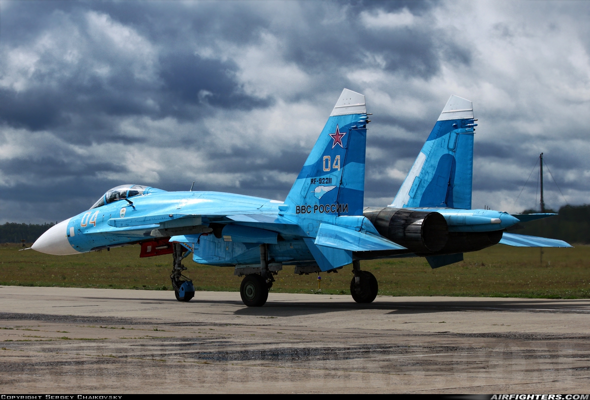 Russia - Air Force Sukhoi Su-27SM RF-92211 at Withheld, Russia
