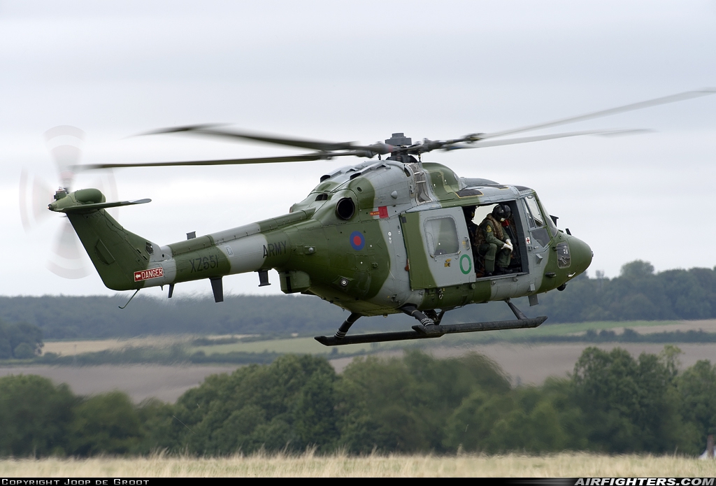 UK - Army Westland WG-13 Lynx AH7 XZ651 at Off-Airport - Salisbury Plain, UK