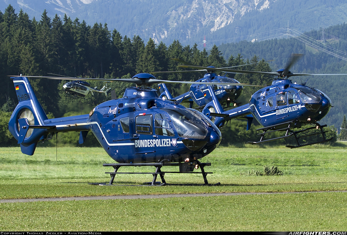 Germany - Bundespolizei Eurocopter EC-135T2 D-HVBW at Füssen (- Allgäu), Germany
