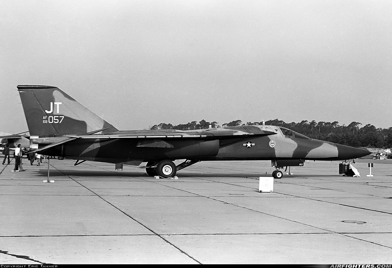 USA - Air Force General Dynamics F-111E Aardvark 68-0057 at Ramstein (- Landstuhl) (RMS / ETAR), Germany