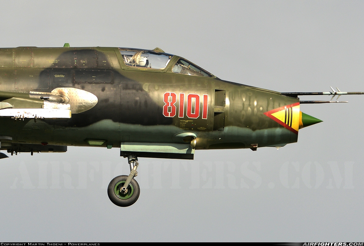 Poland - Air Force Sukhoi Su-22M4 Fitter-K 8101 at Payerne (LSMP), Switzerland