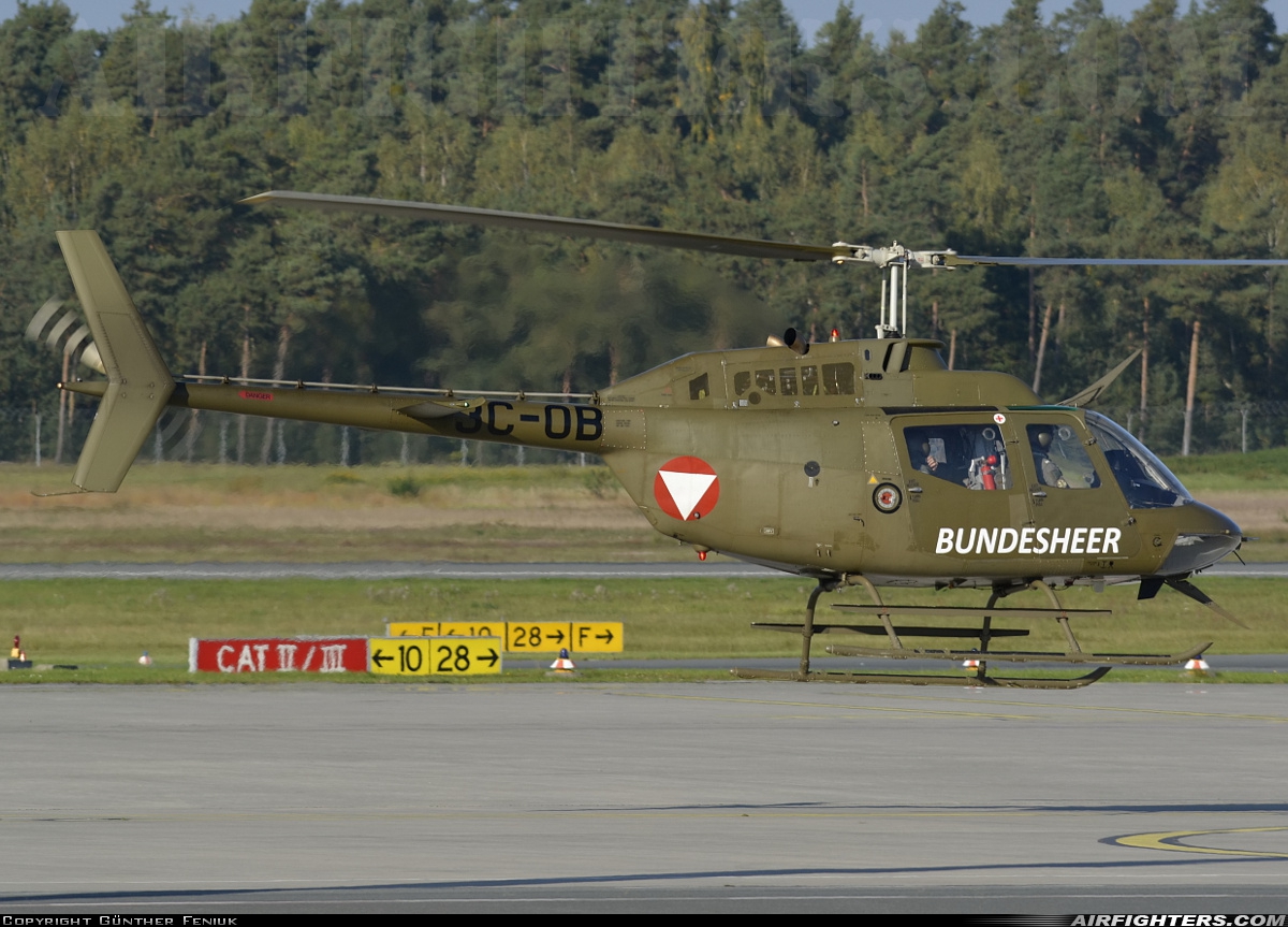 Austria - Air Force Bell OH-58B Kiowa 3C-OB at Nuremberg (NUE / EDDN), Germany
