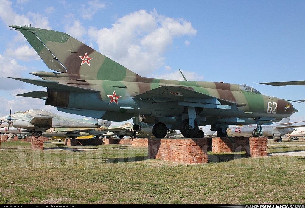 Bulgaria - Air Force Mikoyan-Gurevich MiG-21PFM 62 at Plovdiv (- Krumovo) (PDV / LBPD), Bulgaria