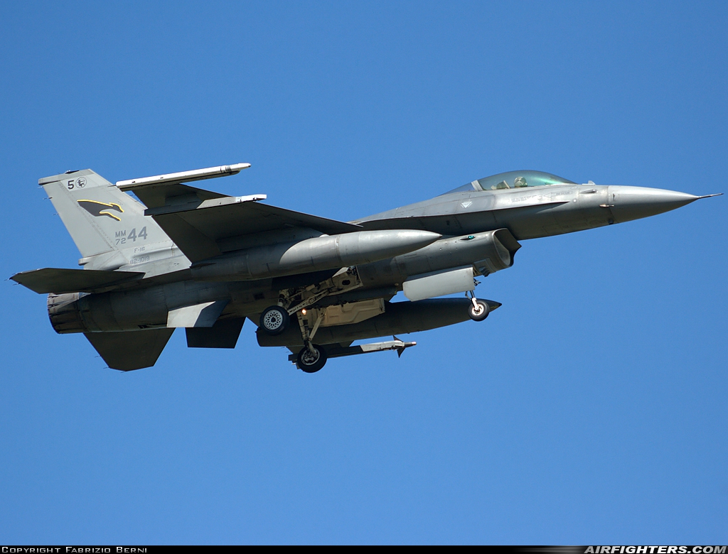 Italy - Air Force General Dynamics F-16A/ADF Fighting Falcon MM7244 at Cervia (- Urbano Mancini) (LIPC), Italy