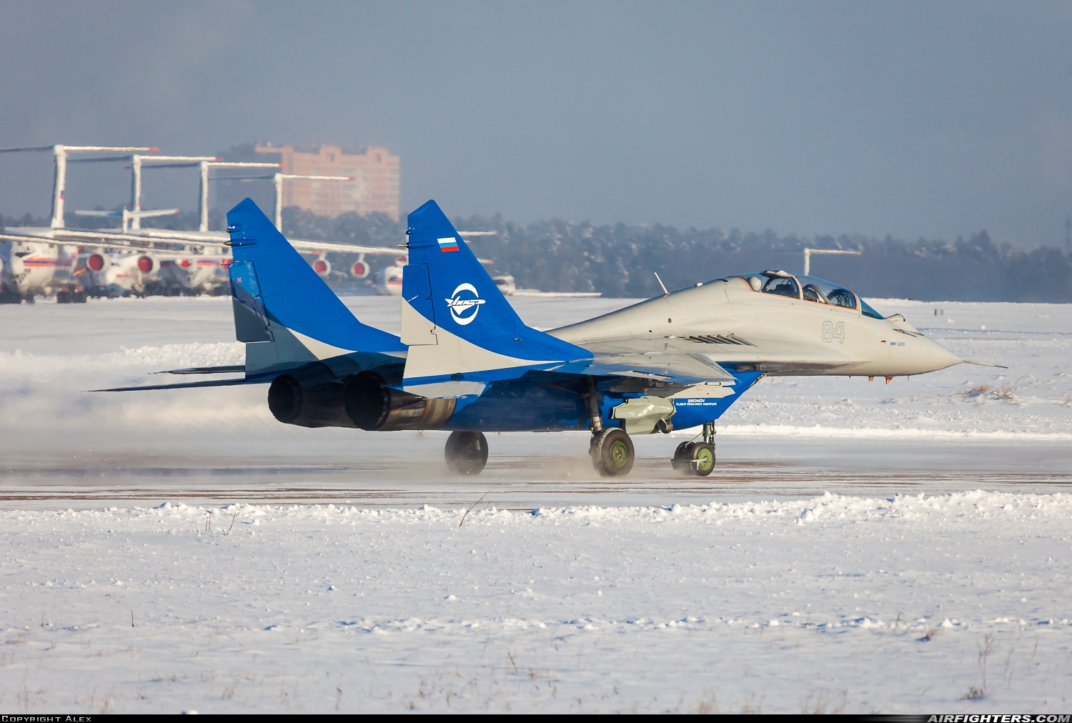 Russia - Gromov Flight Test Institute Mikoyan-Gurevich MiG-29UB (9.51) 84 at Moscow - Zhukovsky (Ramenskoye) (UUBW), Russia