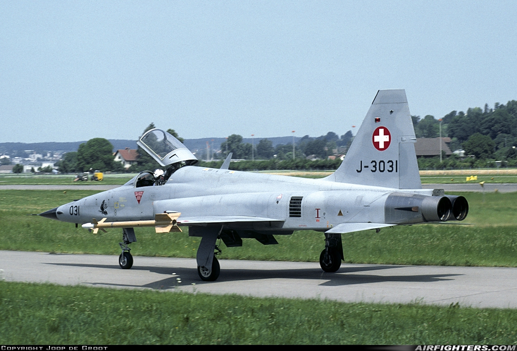Switzerland - Air Force Northrop F-5E Tiger II J-3031 at Turtman (LSMJ), Switzerland