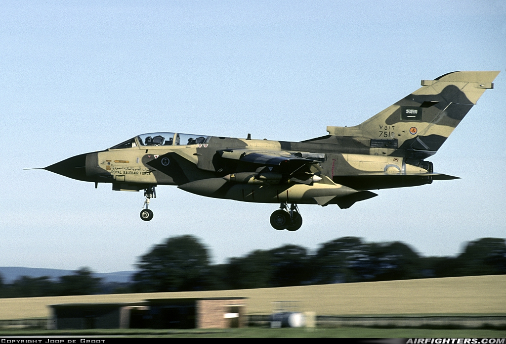 Saudi Arabia - Air Force Panavia Tornado IDS 7513 at Lossiemouth (LMO / EGQS), UK