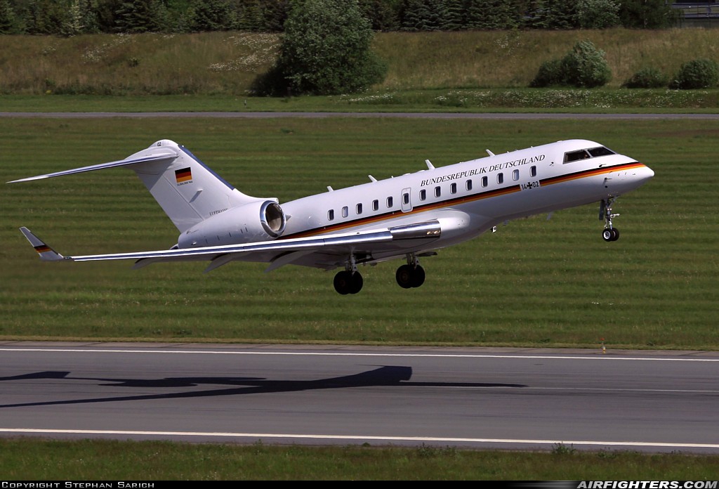 Germany - Air Force Bombardier BD-700-1A11 Global 5000 14+02 at Rostock - Laage (RLG / ETNL), Germany