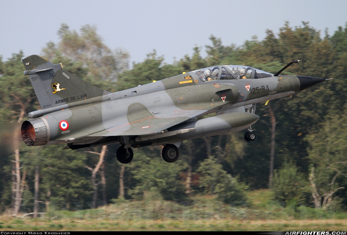 France - Air Force Dassault Mirage 2000N 342 at Kleine Brogel (EBBL), Belgium