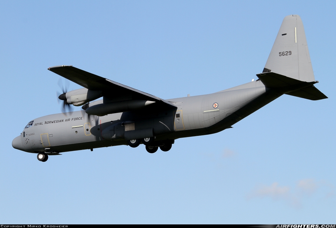 Norway - Air Force Lockheed Martin C-130J-30 Hercules (L-382) 5629 at Leeuwarden (LWR / EHLW), Netherlands