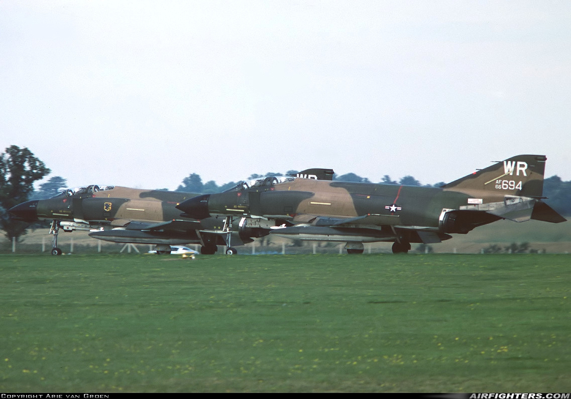USA - Air Force McDonnell Douglas F-4D Phantom II 66-7694 at Bentwaters (BWY / EGVJ), UK