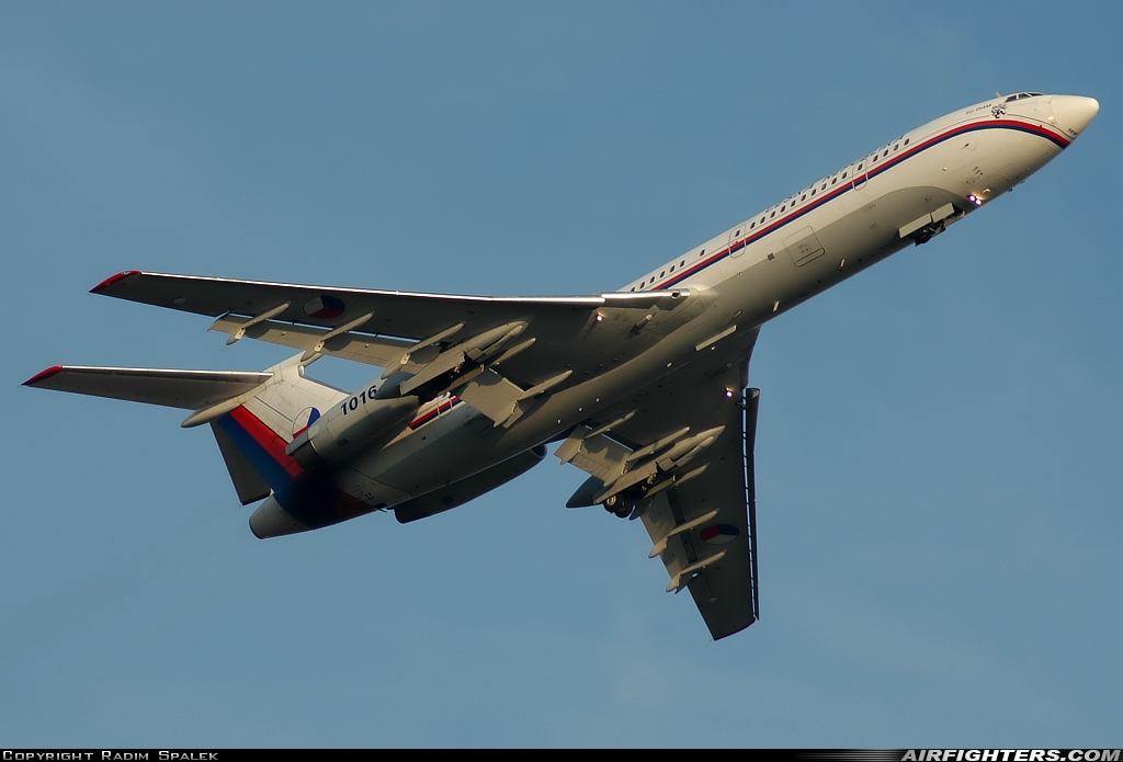 Czech Republic - Air Force Tupolev Tu-154M 1016 at Pardubice (PED / LKPD), Czech Republic