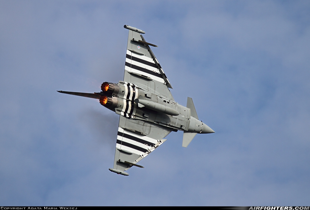 UK - Air Force Eurofighter Typhoon FGR4 ZK308 at Payerne (LSMP), Switzerland