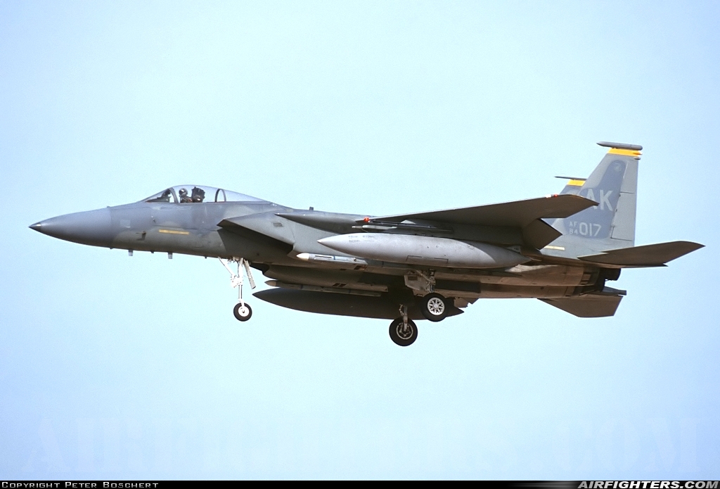 USA - Air Force McDonnell Douglas F-15C Eagle 84-0017 at Las Vegas - Nellis AFB (LSV / KLSV), USA