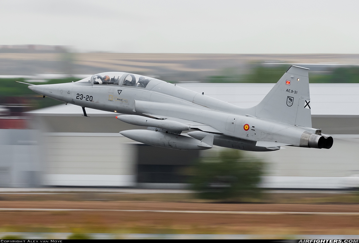 Spain - Air Force Northrop SF-5M Freedom Fighter AE.9-31 at Madrid - Torrejon (TOJ / LETO), Spain