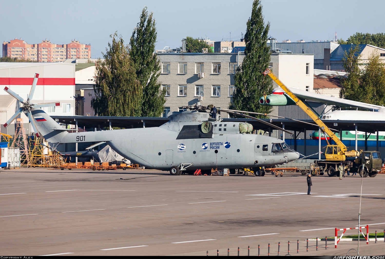 Company Owned - Rostvertol-Avia Mil Mi-26T2 Halo 901 at Lyubertsy - Panki (RU-0213), Russia