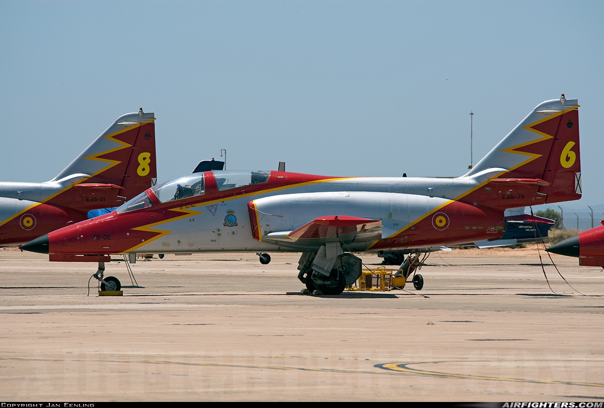 Spain - Air Force CASA C-101EB Aviojet E.25-78 at Murcia - San Javier (MJV / LELC), Spain