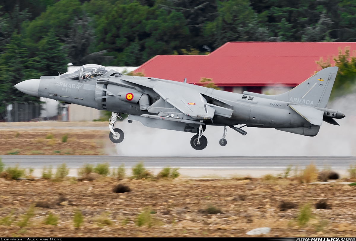 Spain - Navy McDonnell Douglas EAV-8B+ Harrier II VA.1B-37 at Madrid - Torrejon (TOJ / LETO), Spain