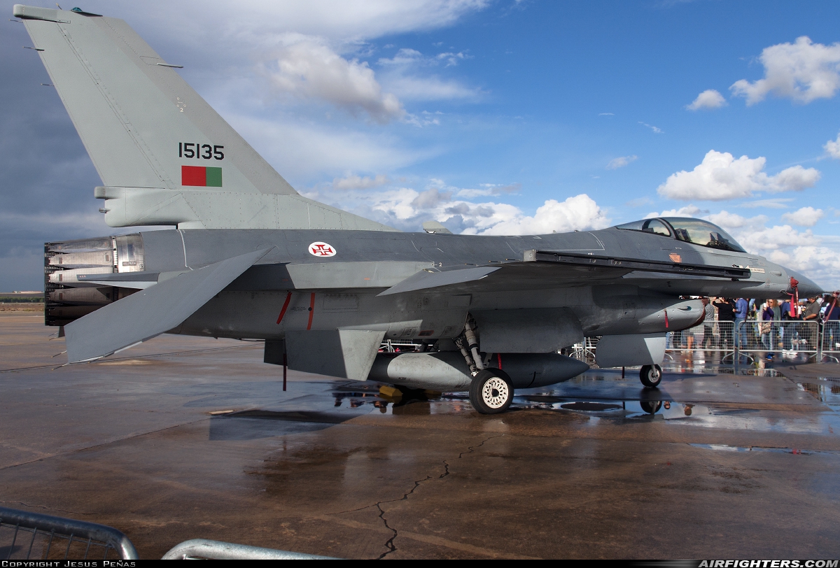 Portugal - Air Force General Dynamics F-16AM Fighting Falcon 15135 at Madrid - Torrejon (TOJ / LETO), Spain