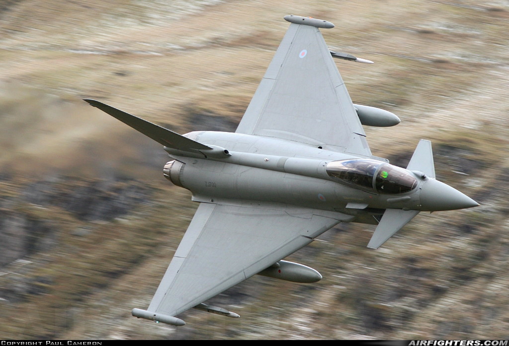 UK - Air Force Eurofighter Typhoon F2 ZJ700 at Off-Airport - Machynlleth Loop Area, UK