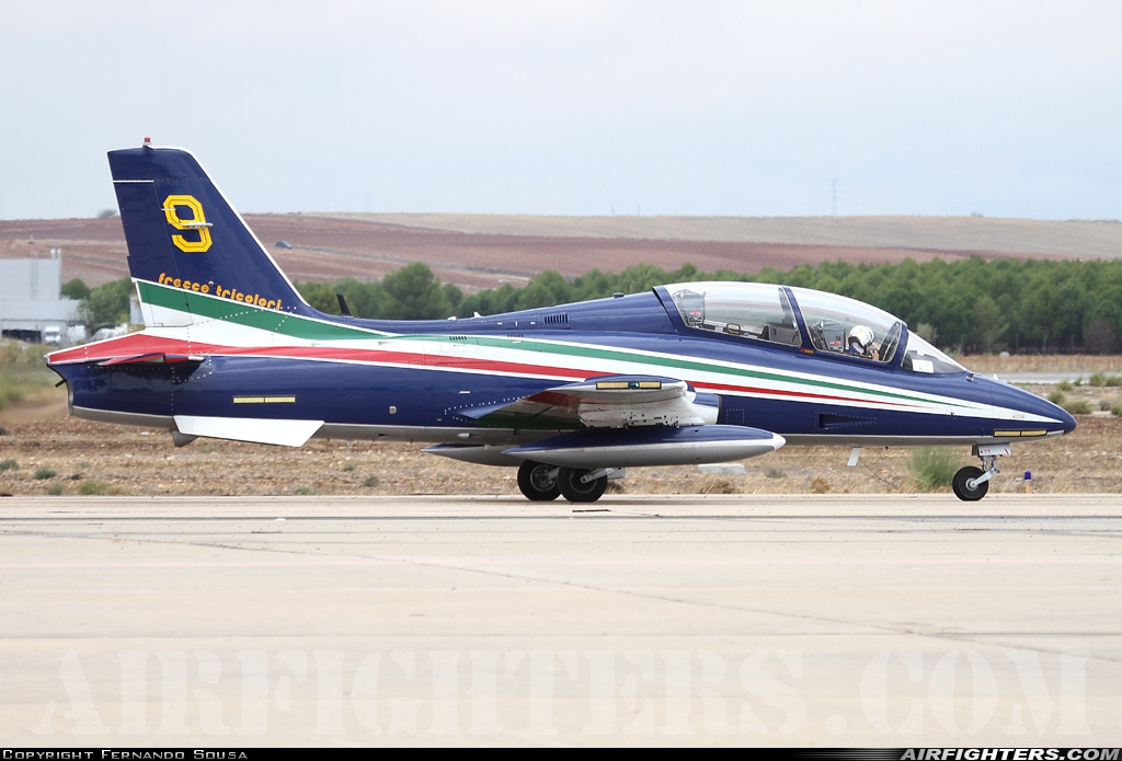 Italy - Air Force Aermacchi MB-339PAN MM54477 at Madrid - Torrejon (TOJ / LETO), Spain