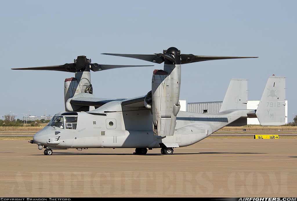 USA - Marines Bell / Boeing MV-22B Osprey 167912 at Fort Worth - Alliance (AFW / KAFW), USA
