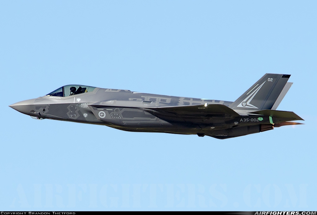Australia - Air Force Lockheed Martin F-35A Lightning II A35-002 at Fort Worth - NAS JRB / Carswell Field (AFB) (NFW / KFWH), USA