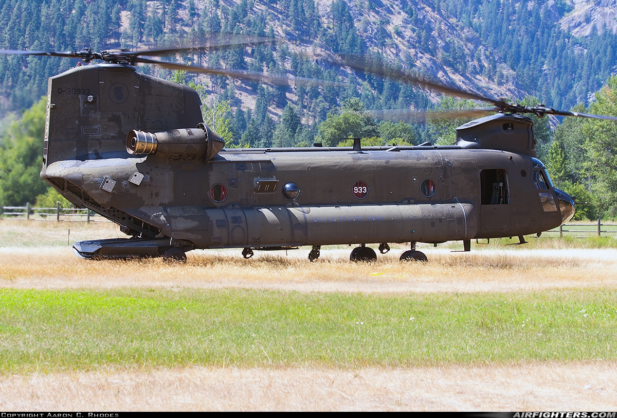USA - Army Boeing Vertol CH-47D Chinook 93-0933 at Off-Airport - Leavenworth, USA