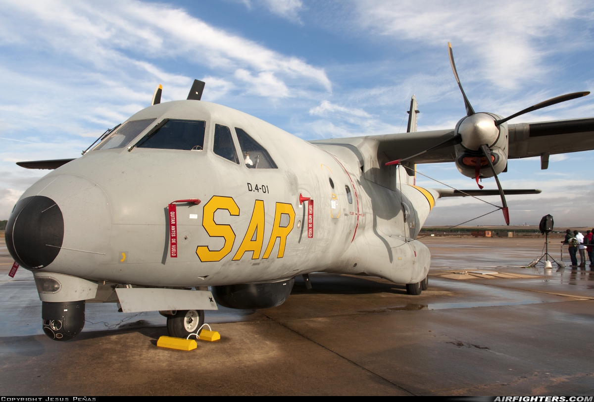 Spain - Air Force CASA CN235-100MPA D.4-01 at Madrid - Torrejon (TOJ / LETO), Spain