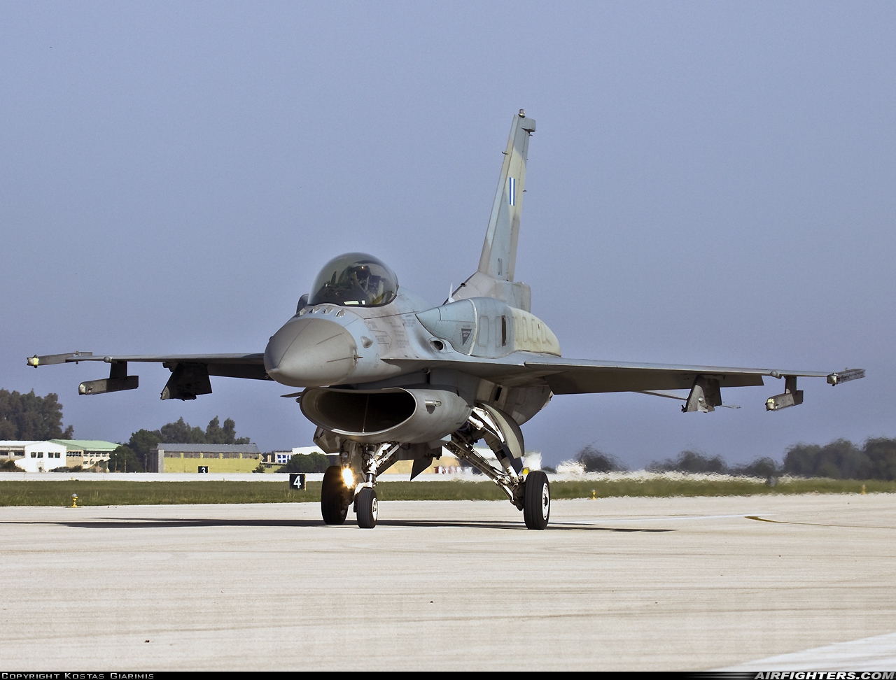 Greece - Air Force General Dynamics F-16C Fighting Falcon 011 at Araxos (GPA / LGRX), Greece