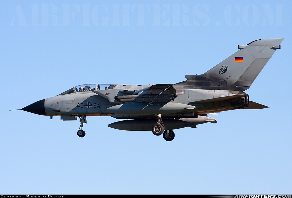 Germany - Air Force Panavia Tornado IDS 45+64 at Ghedi (- Tenente Luigi Olivari) (LIPL), Italy