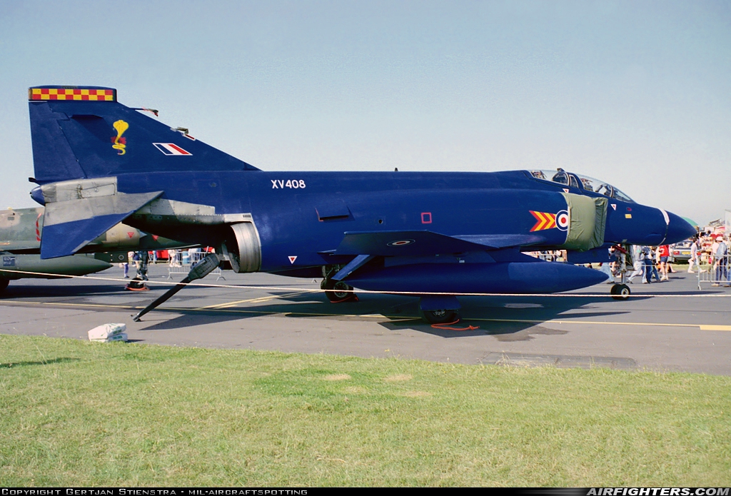 UK - Air Force McDonnell Douglas Phantom FGR2 (F-4M) XV408 at Boscombe Down (EGDM), UK