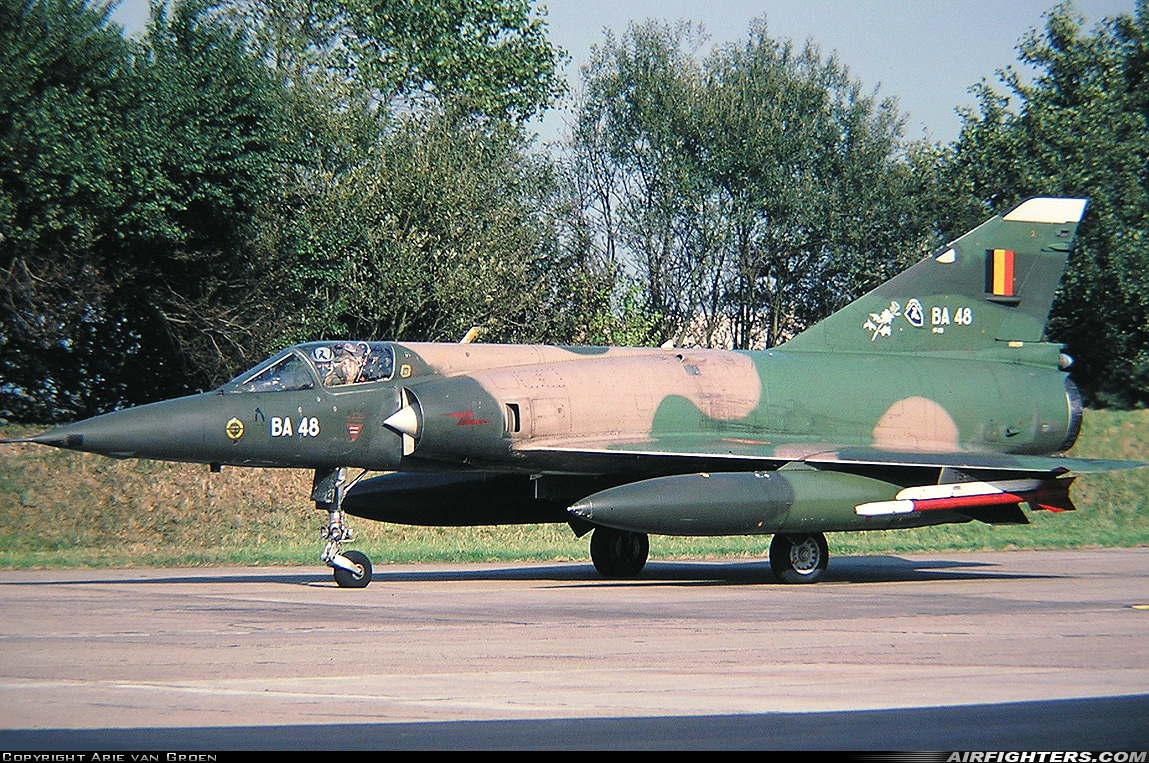 Belgium - Air Force Dassault Mirage 5BA BA48 at Leeuwarden (LWR / EHLW), Netherlands