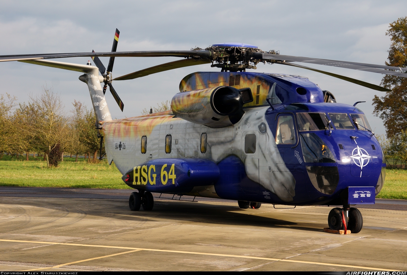 Germany - Air Force Sikorsky CH-53G (S-65) 84+06 at Laupheim (ETHL), Germany