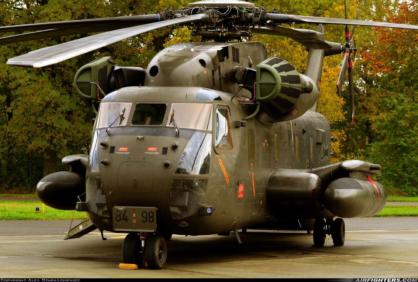 Germany - Air Force Sikorsky CH-53GS (S-65) 84+98 at Laupheim (ETHL), Germany